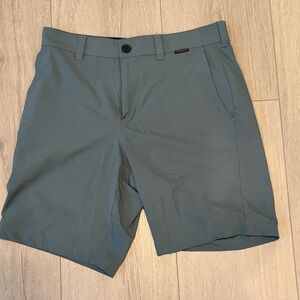 Travis Mathew Black Wanderlust 9” Performance Shorts